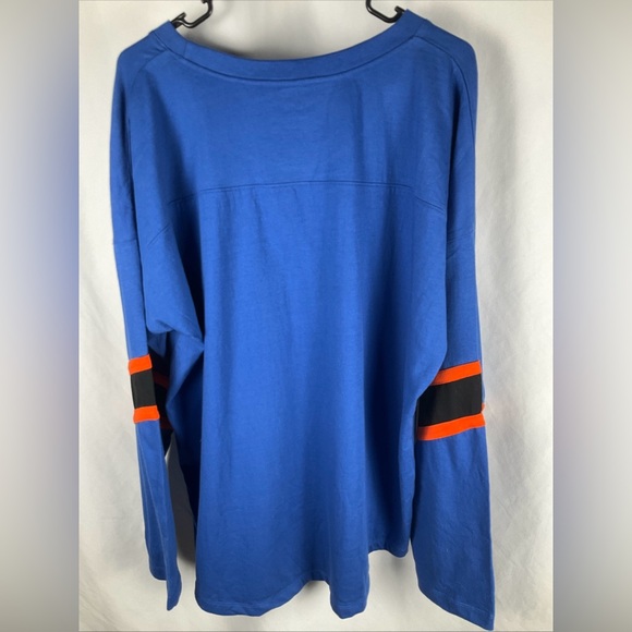 Fanatics Women’s Size 1X Blue Long Sleeve Shirt New Without Tags - Picture 3 of 9